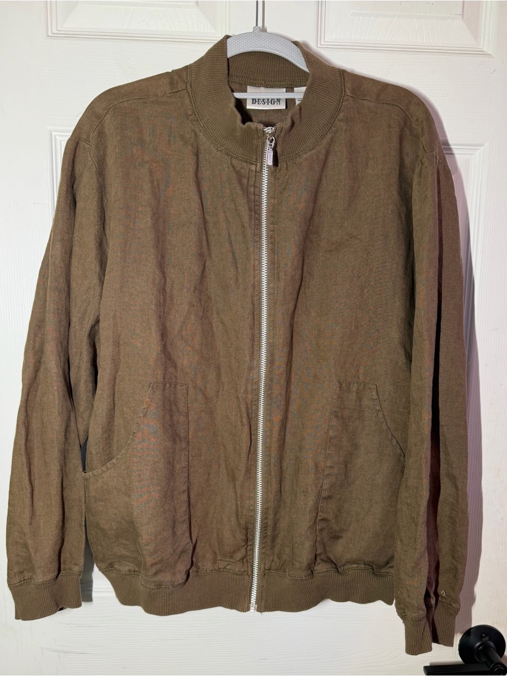 Chico's Women’s Chocolate Brown Bomber Jacket
